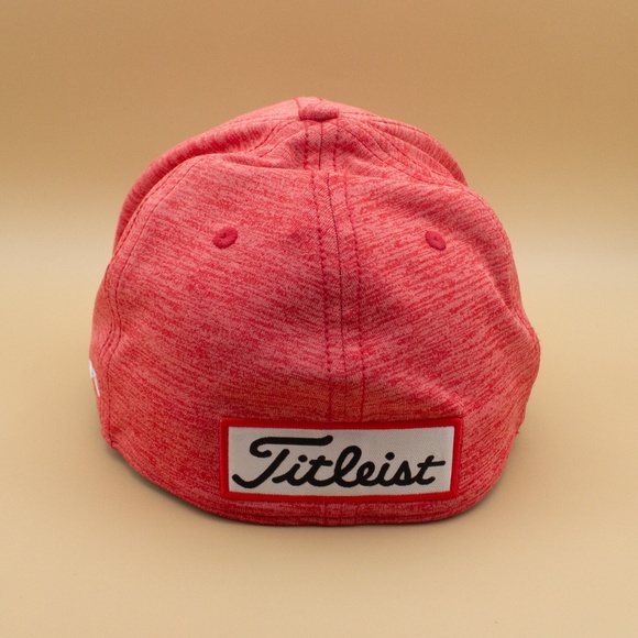 Titleist FJ Pro V1 Red Flex Fitted Hat Men's Size M/L - Picture 4 of 7